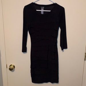 Form Fitting Black Dress